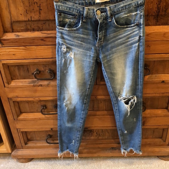 MOUSSY VINTAGE DISTRESSED GLENDELE SKINNY JEANS - Picture 4 of 11
